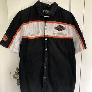 Vintage Harley Davidson Work Shirt